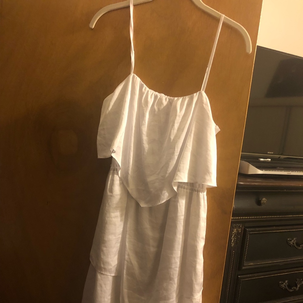 Banana Republic White Handkerchief Dress